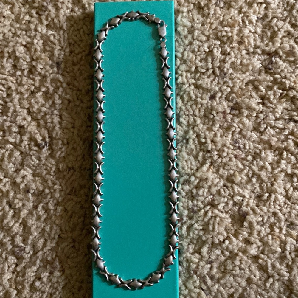 16” sterling silver necklace